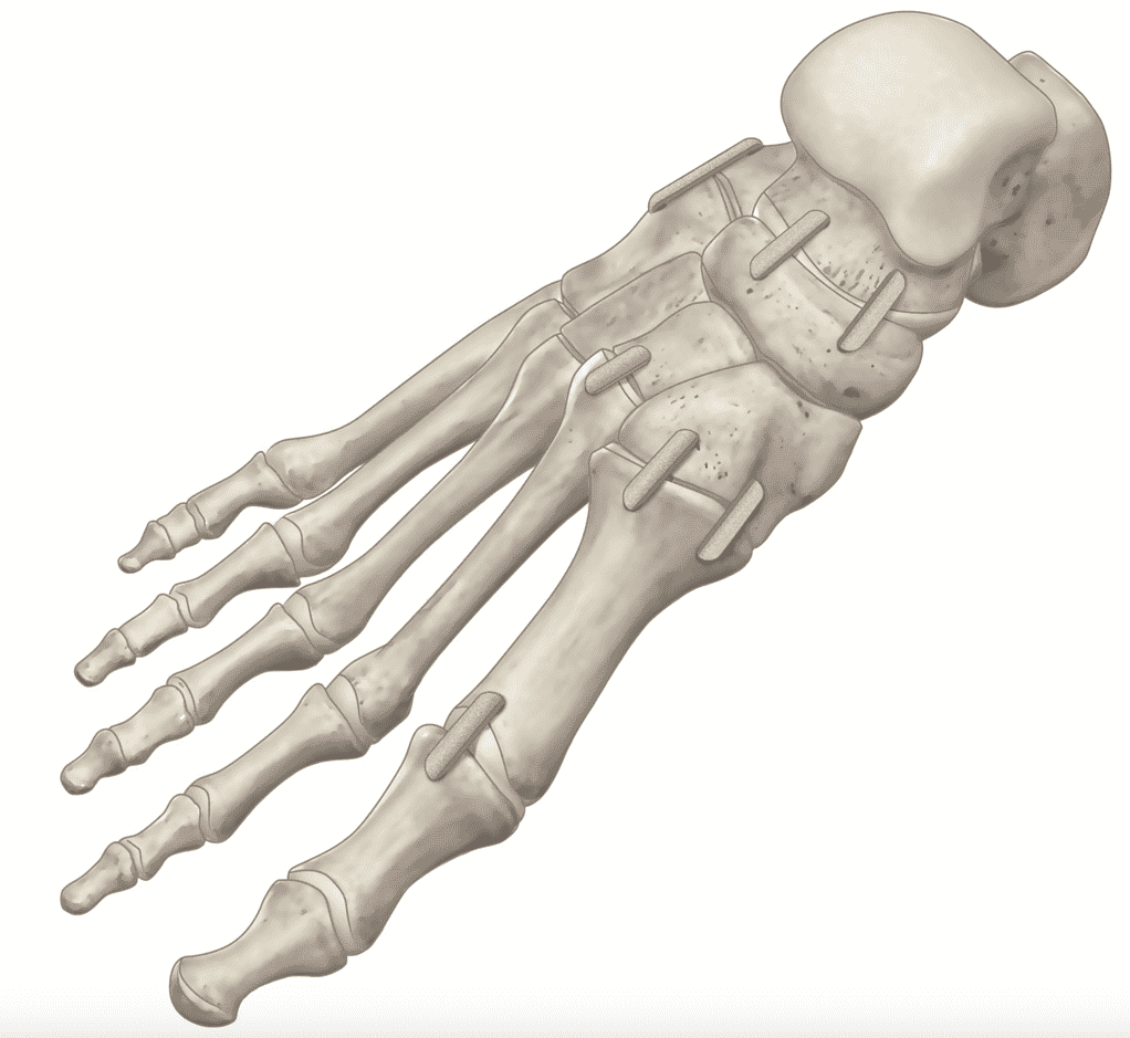 1 Compression Staple Footer Ossio – Naturally Transformative Bone Healing