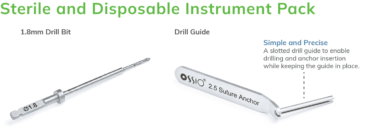Sterile Disposable Pack Image 3 Times 1 Ossio – Naturally Transformative Bone Healing