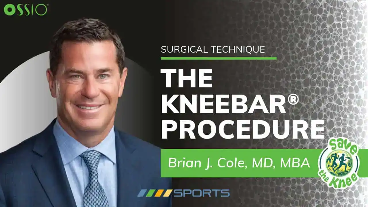 Dr. Cole Kneebar Technique Ossio – Naturally Transformative Bone Healing
